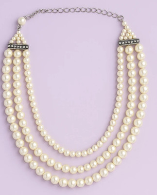 Streecart Pearl White Mother of Pearl Mother of Pearl Necklace