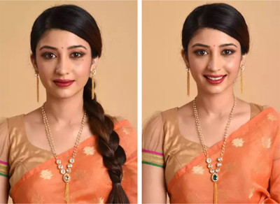 JewelShadi Alloy Gold-plated Gold, Green Jewellery Set(Pack of 2)