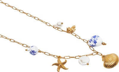 JASUNIQ The Seaside Keepsake Charm Necklace Gold-plated Plated Stainless Steel Necklace