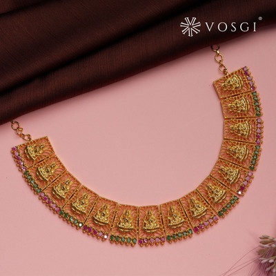 Vosgi N389 Gold-plated Plated Brass Choker