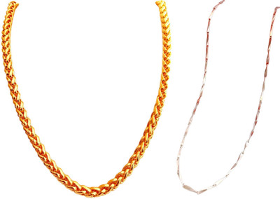 Nawab Collection Fashionable Stylish And Trendy Classic Design Chain for Women Gold-plated Plated Brass Chain