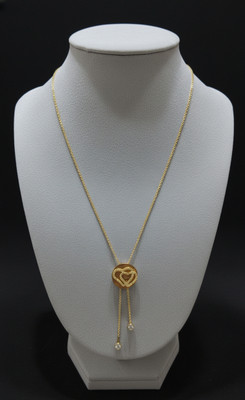 SREE ENTERPRISES HC01 Cubic Zirconia Gold-plated Plated Stainless Steel Chain