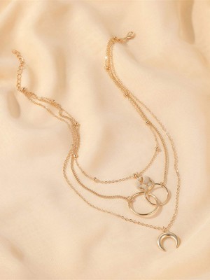 Geneva Jewel Gold-plated Plated Alloy Chain Set