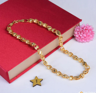 LASAVAMON The Perfect Necklace Chain Gold-plated Plated Alloy Chain