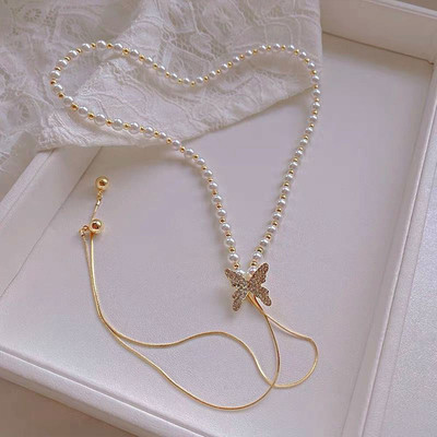 Fashion Fusion Necklace Chain Cubic Zirconia Gold-plated Plated Alloy Necklace