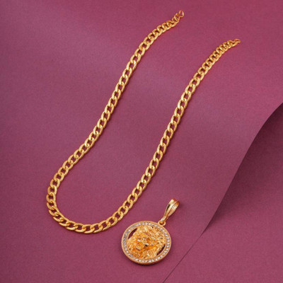 TULMISHA 1 gram High Quality Indian Polished “20” Inches Gold Chain for Men and boy Gold-plated Plated Alloy Chain