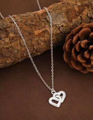 BOGHRA SALES Excellent Silver Finished Stylish Necklace Chain For Girls,Women Silver Plated Alloy Chain