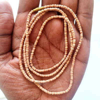 Tigeto Tulsi Mala Natural Tulshi Mala Tulsi Kanthi Mala Tulshi Beads Mala Beads Wood Chain