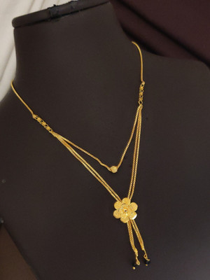 Krishna Imitation KJ_JT_34 Gold-plated Plated Brass Necklace