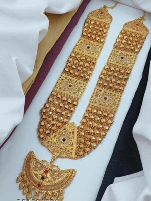 hisa Brass, Gold-plated Plated Brass, Copper, Alloy Necklace