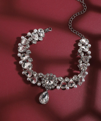 SOHI Silver Plated Alloy Choker