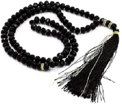 TreasureTree Islamic Salat Prayer Tasbih - 100 Crystal White Beads - Tasbeeh for Dhikr, Zikr Agate Alloy Chain
