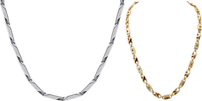 HEM RUPA The Perfect Necklace Chain for Men and Boys Gold-plated Plated Brass, Metal Chain