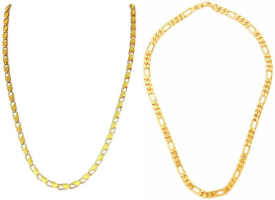 HEM RUPA The Perfect Necklace Chain for Men and Boys Gold-plated Plated Metal, Alloy Chain