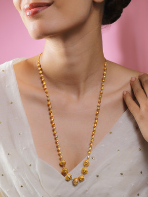 RUBANS Gold-plated Plated Brass Necklace