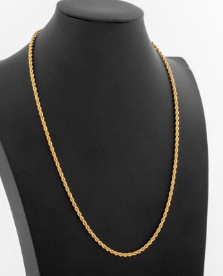 ACD FASHION gold brass metal necklace chain129 Gold-plated Plated Brass Chain