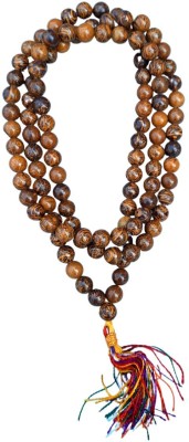 Maitri Export Calligraphy Jasper Japa Mala Crystal Stone Necklace