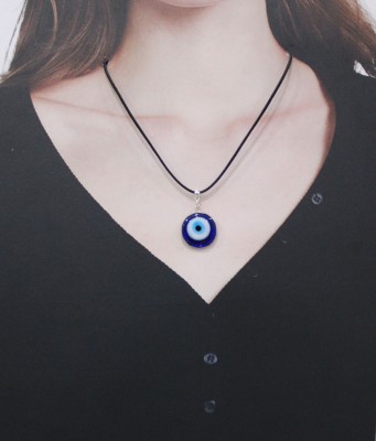 heeva creation Evil Eye Pendant Necklace Glass Necklace