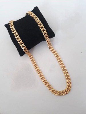 Faizam Collection BLONG SIZE 36 INCH Gold-plated Plated Brass Chain