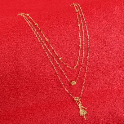 Delfa Clothing Gold-plated Plated Alloy Necklace