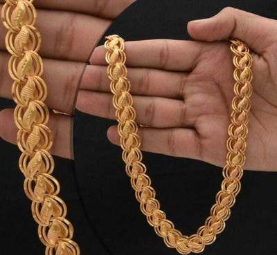 LABHUBAMON New style new year gold chain for man and boy Gold-plated Plated Alloy Chain
