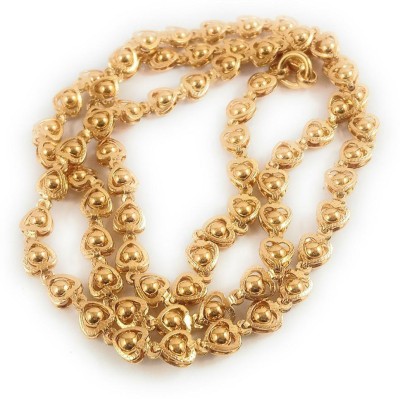 CUTE GOLD One Gram Gold Plated Traditional Fashion Jewellery Chain for Women & Girls Gold-plated Plated Copper Chain