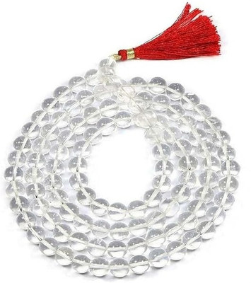 Devi Enterprises Sphatik/crystal Jaap Mala for Pooja (108+1 Beads) Crystal Crystal Chain