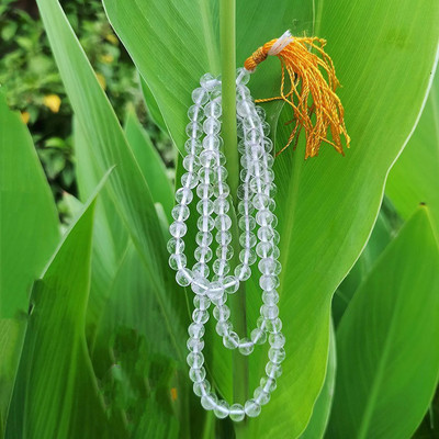 Vanishree World Crystal Sphatik 108 and 1 Beads Pooja Jaap Mala Crystal Crystal Chain