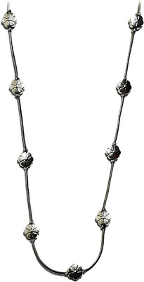 themyza Pearl Silver Plated Alloy Necklace