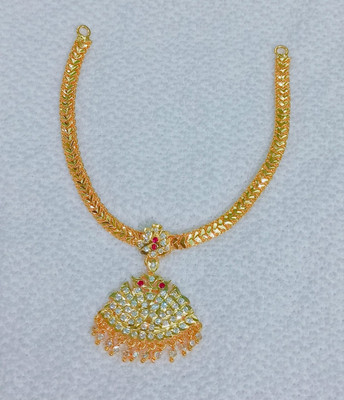 THE CURIOUS Cubic Zirconia Gold-plated Plated Alloy Necklace