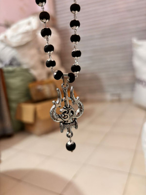 kripa Silver Plated Metal Chain