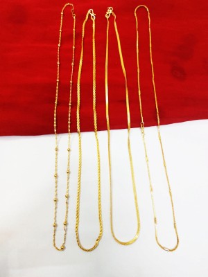 KSCRAFT neckchain Gold-plated Plated Brass Chain Set