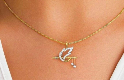Bhumi09 Gold Plated Necklace Chain For Women/Girls Stylish Gold-plated Plated Brass Chain