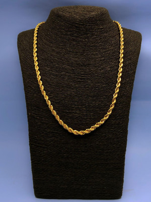 ANOUK gold plated high quality polished chain for men and boys Gold-plated Plated Alloy Chain