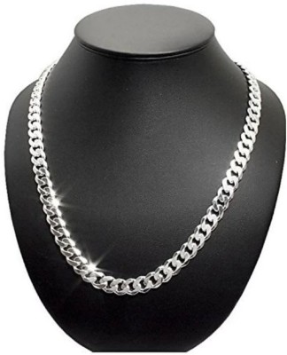 house of common Silver Plated Stainless Steel Chain