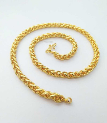 Pitaamaa Branded Men Jewellery Gold-plated Plated Steel Chain