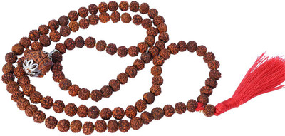 BHAGYA G 5 Mukhi Rudraksha Mala 108 Beads With Rudraksha Pendant Mala For Unisex Rudraksha Chain
