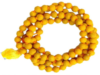 SHRI ASTHA VINAYAK Haldi Mala 108+1 beads Wood Chain