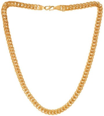 Sanaa Creations CLASSIC GOLD PLATED CHAIN WITH S-HOOK CLOSURE Gold-plated Plated Brass Chain