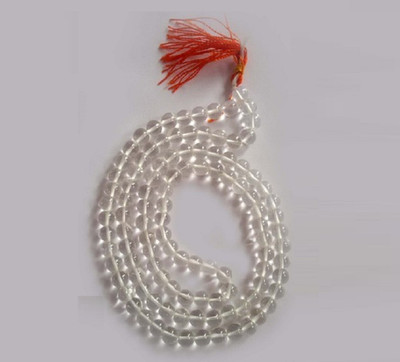 RATAN BAZAAR Sphatik Beads Mala for Women Crystal Stone Chain