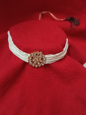 BeautyLand Chocker Beads Gold-plated Plated Alloy Necklace Set
