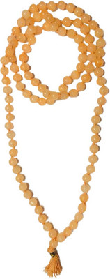 Amshine AMSHINE Orange Beads Mala for Jaa Crystal Chain