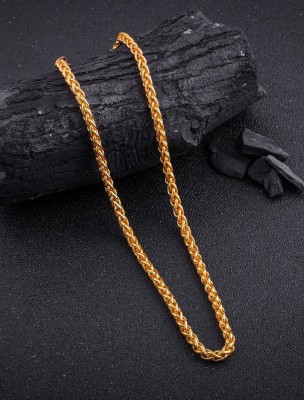 RADHETEXFAB Gold-plated Plated Brass, Copper, Alloy Chain