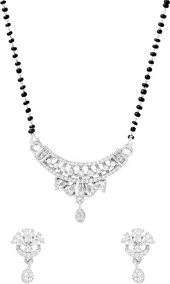 YELLOW CHIMES Brass Silver, Black Jewellery Set(Pack of 1)