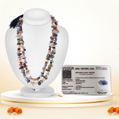 BHAGYA G Tanzanite mala Necklace for Men Women Fashion Jewerlly Jaap Mala 108 Beads Crystal Crystal Chain