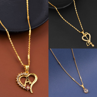 VPCREATION Gold-plated Plated Alloy Necklace Set