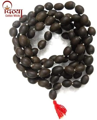 AKNaturals 108 Big Lotus Seeds Kamal Gatta Japa Mala for Laxmi Pooja and Wearing Beads Wood Chain