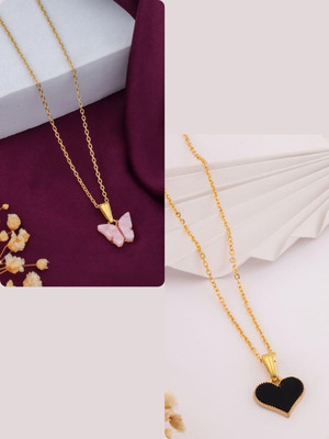 Dressberry Gold-plated Plated Brass Necklace