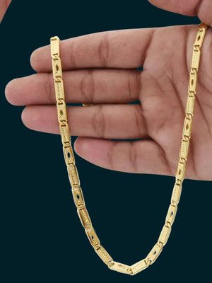RKB SALES 1 gm high quality gold plated men's chain Gold-plated Plated Alloy Chain