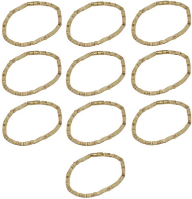 ISKON Tulsi mala (pack of 10 )specially for laddu gopal ji,Radha ji(0 no. to 7 no.) Beads Wood Chain